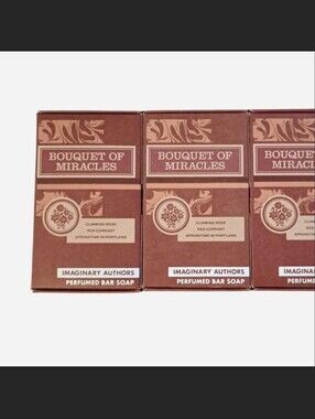 Imaginary Authors Bouquet of Miracles Perfumed Bar Soap 3pack